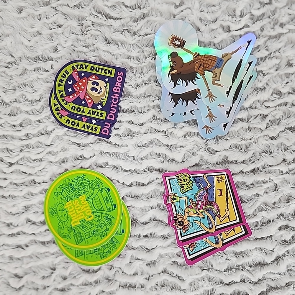 Dutch Bros Large Collectible Stickers